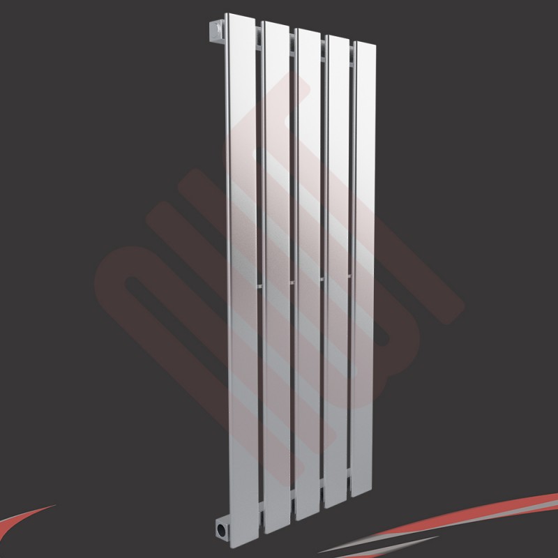 360mm (w) x 850mm (h) Corwen Chrome Vertical Radiator