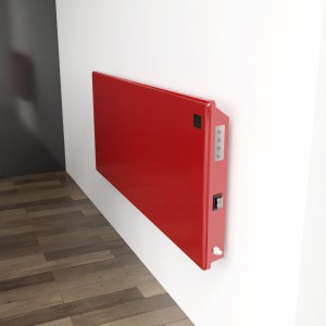 1500W "Nova Live R" Red Electric Panel Heater - 640mm(w) x 400mm(h)