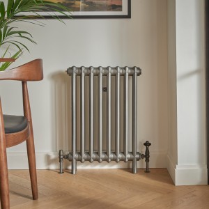 The "Sterling" 2 Column 650mm (H) Traditional Victorian Cast Iron Radiator (3 To 30 Sections Wide) - Choose Your Finish