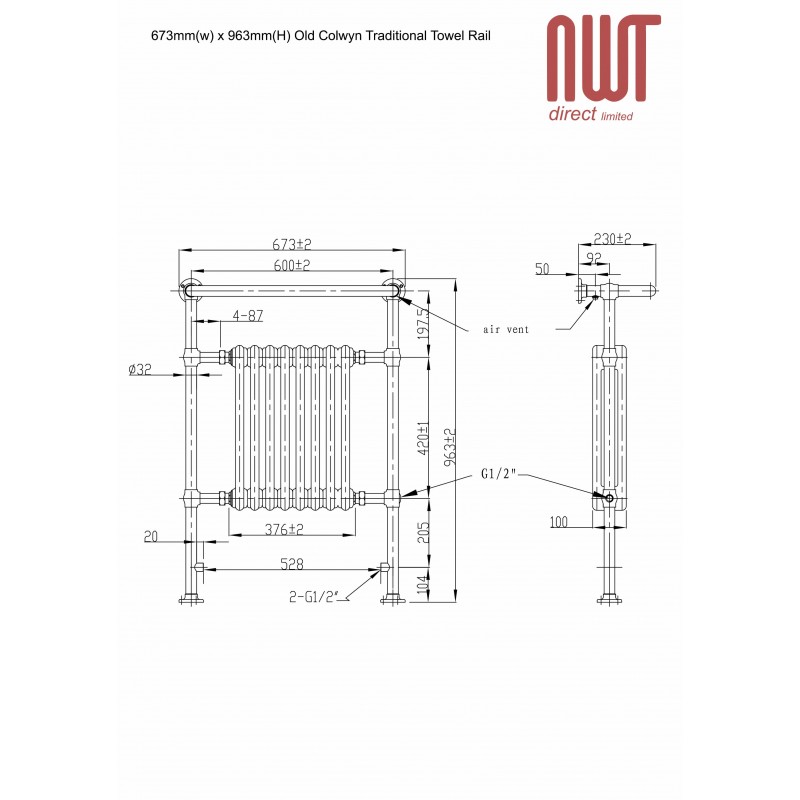 Old Colwyn - Technical Drawing