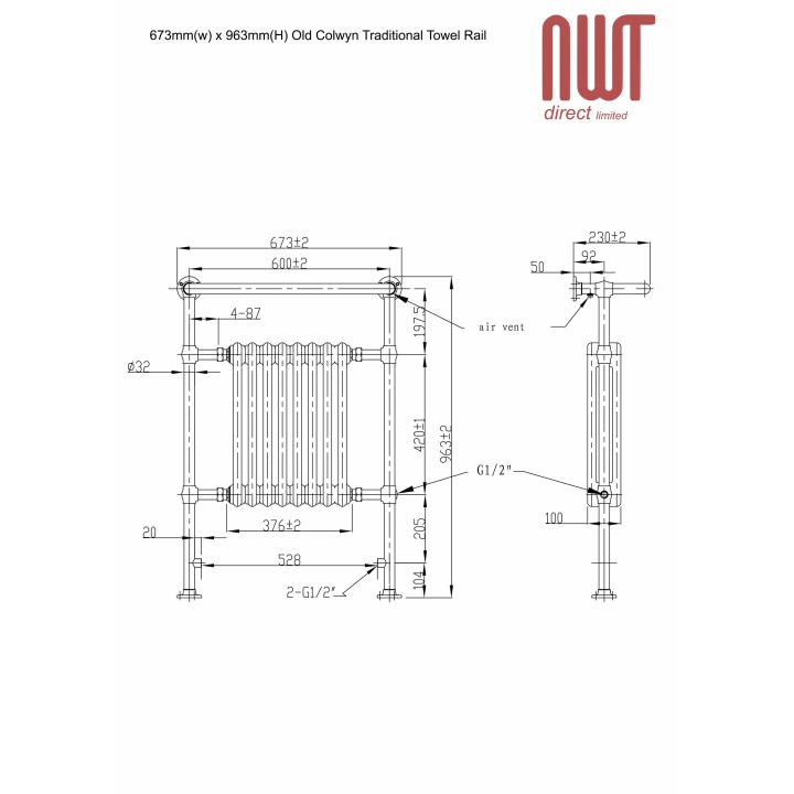 Old Colwyn - Technical Drawing