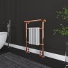 673mm (w) x 963mm (h) "Old Colwyn" Copper & White Traditional Towel Rail (Single Heat) - Insitu