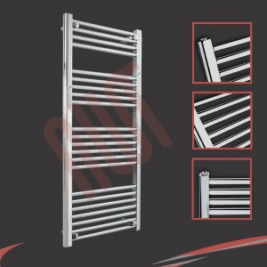 600mm  x 1200mm Straight Chrome Towel Rail