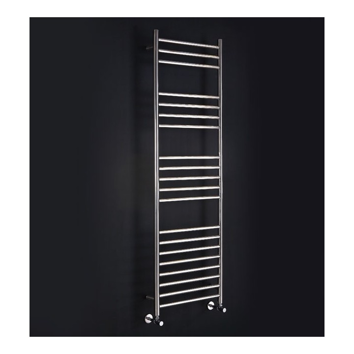 600mm (w) x 1600mm (h) Electric Stainless Steel Towel Rail (Single Heat or Thermostatic Option)