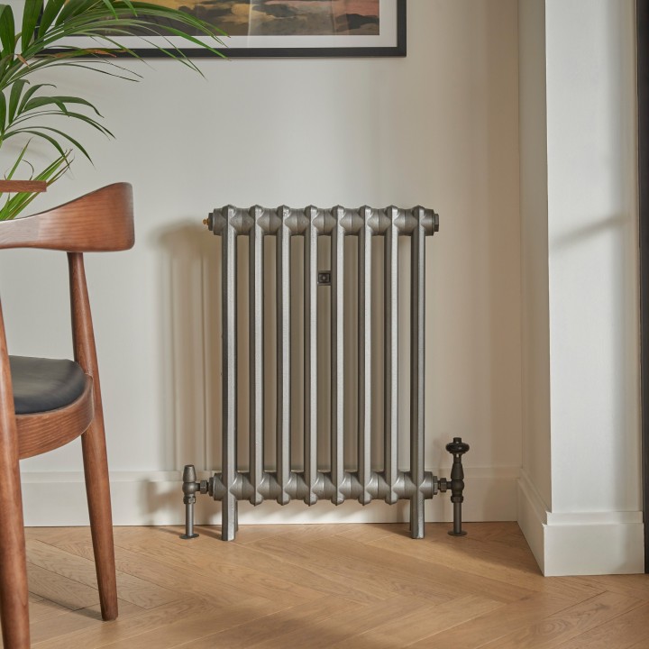 The Sterling 2 Column 500mm (H) Traditional Victorian Cast Iron Radiator (3 To 30 Sections Wide) - Choose Your Finish