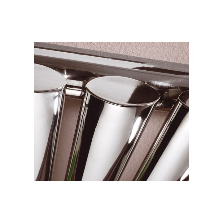 499mm (w) x 1800mm (h) Brecon Chrome Vertical Mirror Radiator