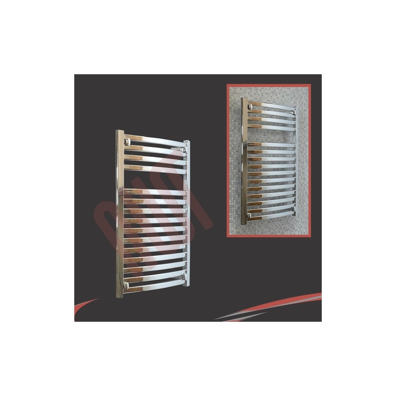 500mm x 800mm Ellipse Chrome Towel Rail