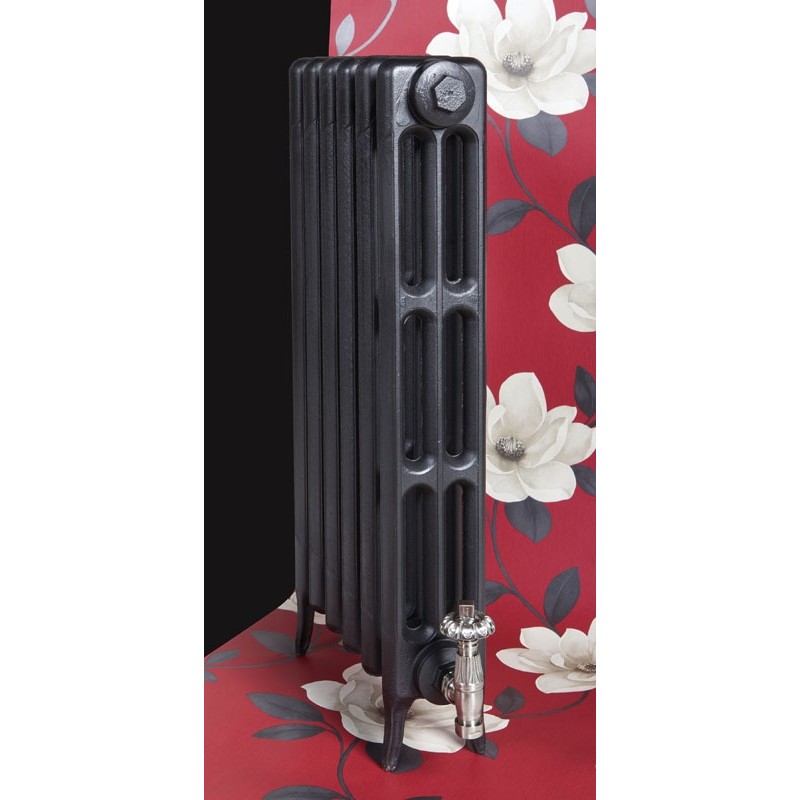 The "Gladstone" 3 Column 745mm (H) Traditional Victorian Cast Iron Radiator - Natural Cast