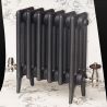 The "Gladstone" 4 Column 460mm (H) Traditional Victorian Cast Iron Radiator - Anthracite
