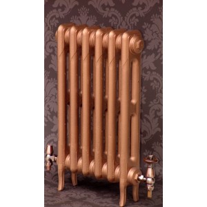 The "Victoria" 3 Column 660mm (H) Traditional Victorian Cast Iron Radiator (3 to 30 Sections Wide) - Copper