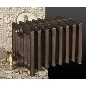 The "Broadway" 7 Column 350mm (H) Traditional Victorian Cast Iron Radiator (3 to 30 Sections - Old Penny