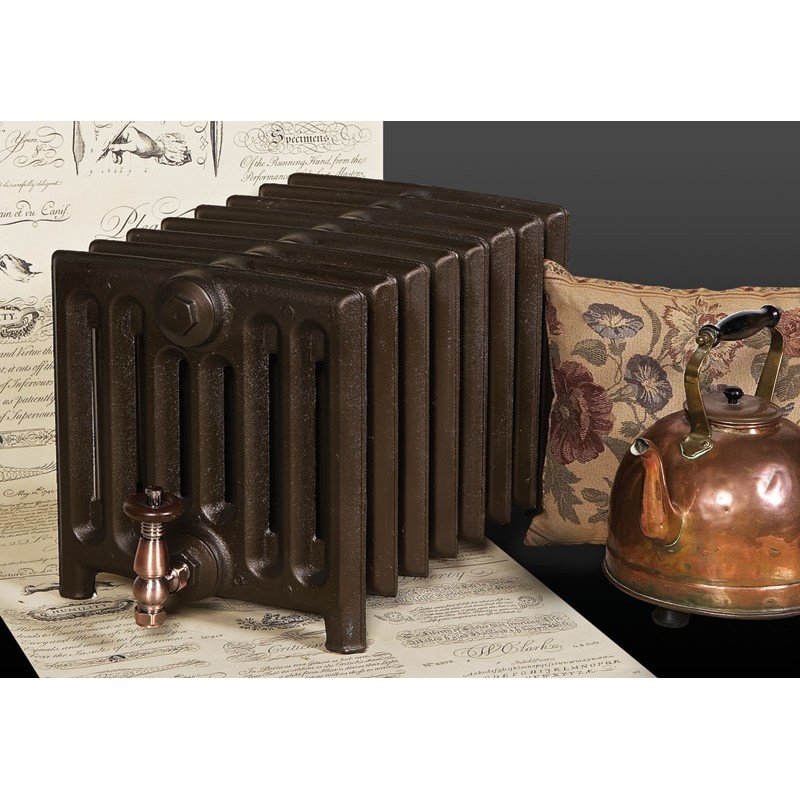 The "Broadway" 7 Column 350mm (H) Traditional Victorian Cast Iron Radiator (3 to 30 Sections - Old Penny