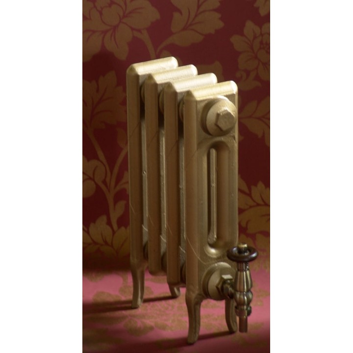 The "Victoria" 2 Column 460mm (H) Traditional Victorian Cast Iron Radiator (3 to 30 Sections Wide) - Copper