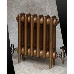 The "Victoria" 2 Column 460mm (H) Traditional Victorian Cast Iron Radiator (3 to 30 Sections Wide) - Copper