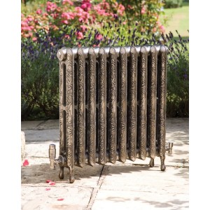 The "Kingston" 2 Column 750mm (H) Traditional Victorian Cast Iron Radiator - Polished