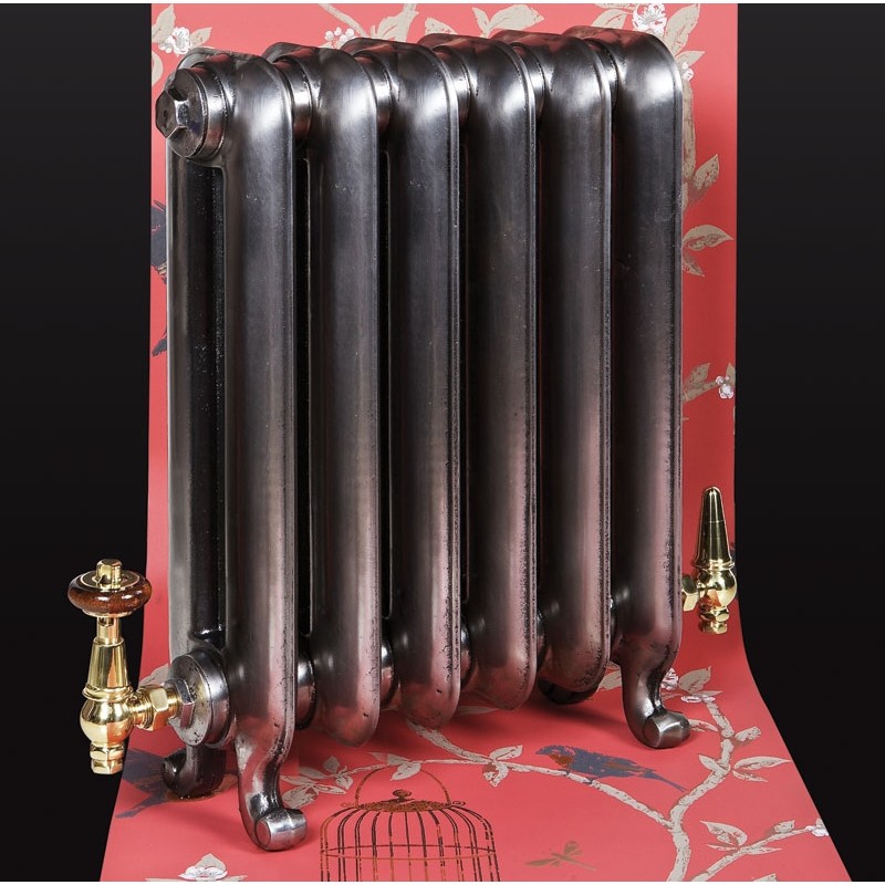 The "Neville" 2 Column 570mm (H) Traditional Victorian Cast Iron Radiator - Polished