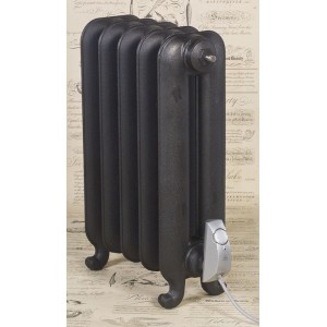 The "Neville" 2 Column 570mm (H) Traditional Victorian Cast Iron Radiator - Natural Cast