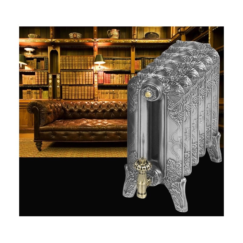 The "Marlborough" 2 Column 460mm (H) Traditional Victorian Cast Iron Radiator - Polished