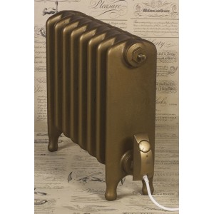 	The "Embassy" 2 Column 440mm (H) Traditional Victorian Cast Iron Radiator - Antique Gold