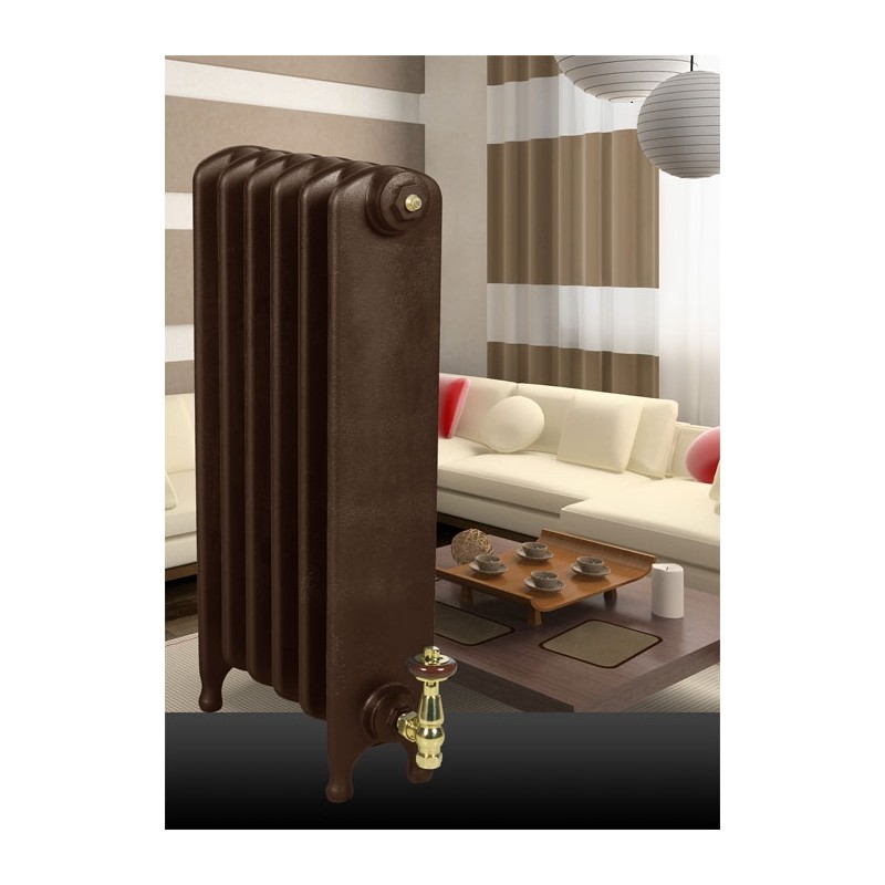 	The "Embassy" 2 Column 740mm (H) Traditional Victorian Cast Iron Radiator (3 to 30 Sections Wide) - Choose your Finish