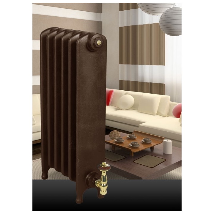 	The "Embassy" 2 Column 740mm (H) Traditional Victorian Cast Iron Radiator (3 to 30 Sections Wide) - Choose your Finish