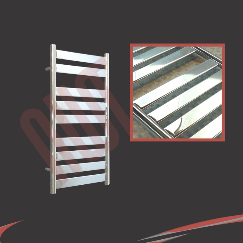 500mm x 950mm Ruthin Chrome Towel Rail