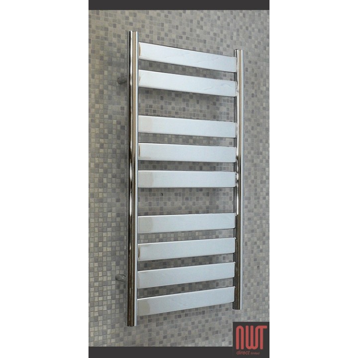 500mm x 950mm Ruthin Chrome Towel Rail