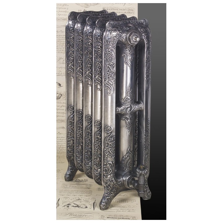 The "Charlestone" 765mm (H) 3 Column Traditional Victorian Cast Iron Radiator - Polished