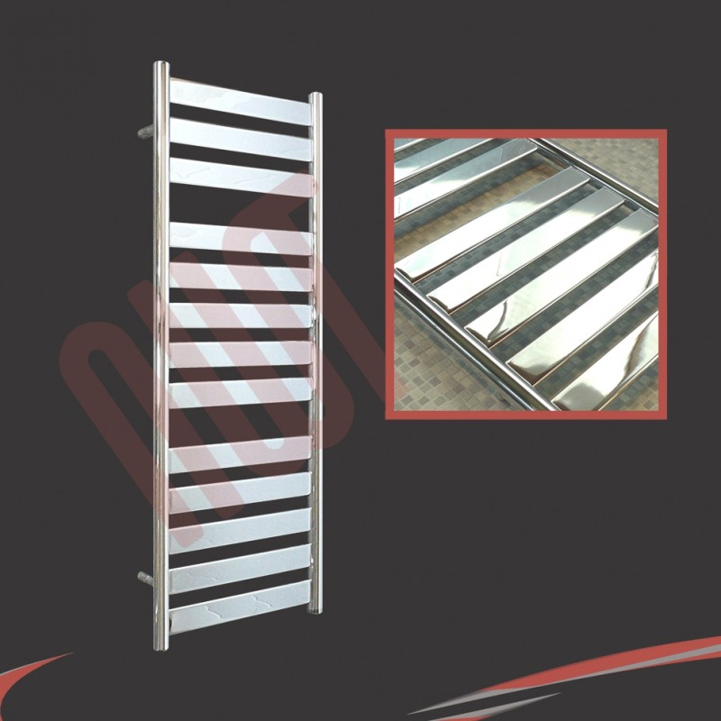 500mm x 1300mm Ruthin Chrome Towel Rail