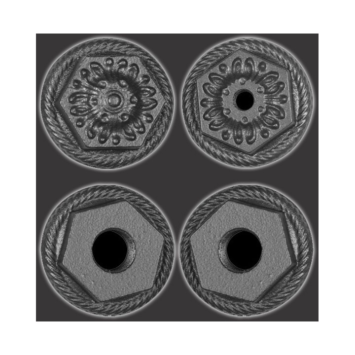 Decorative End Caps (Set fo 4) for Cast Iron Radiators