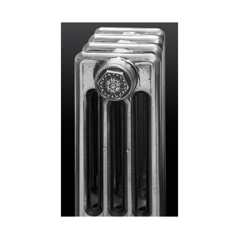 The "Gladstone" 4 Column 660mm (H) Traditional Victorian Cast Iron Radiator - Polished