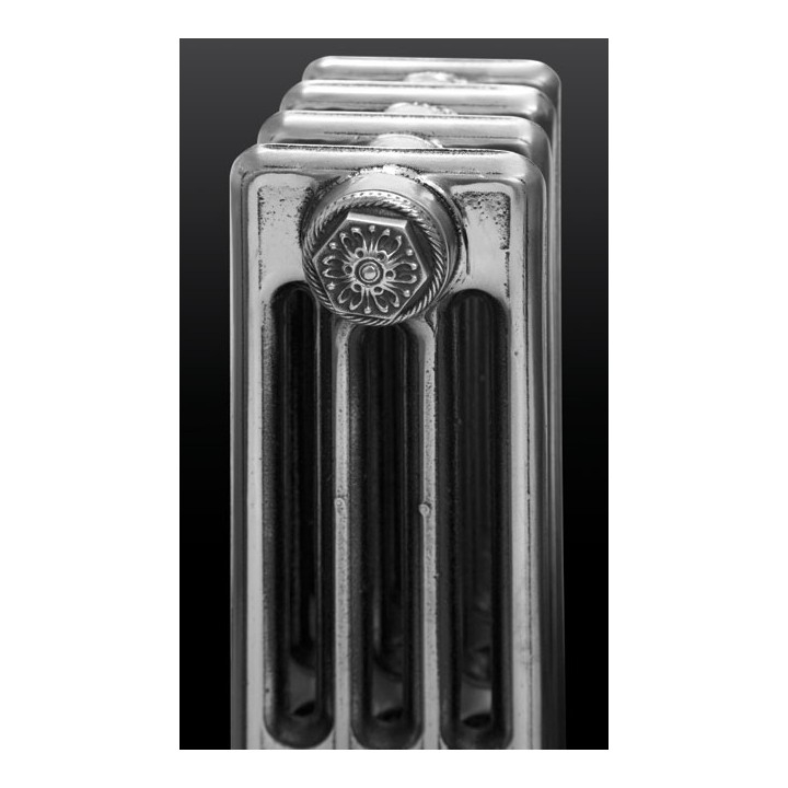 The "Gladstone" 4 Column 660mm (H) Traditional Victorian Cast Iron Radiator - Polished