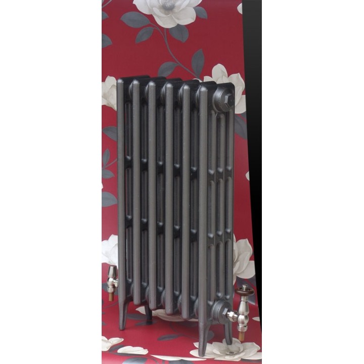 The "Gladstone" 4 Column 760mm (H) Traditional Victorian Cast Iron Radiator - Natural Cast