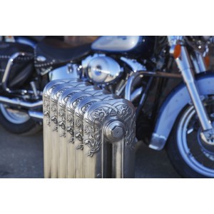 The "Albion" 2 Column 590mm (H) Traditional Victorian Cast Iron Radiator - Polished