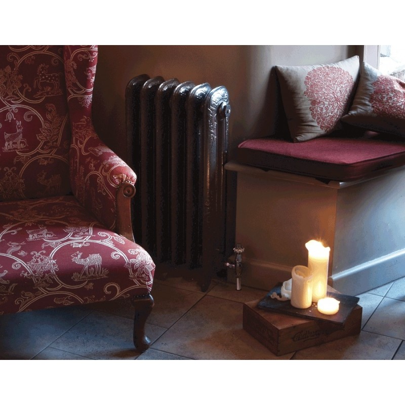 The "Albion" 2 Column 790mm (H) Traditional Victorian Cast Iron Radiator - Polished