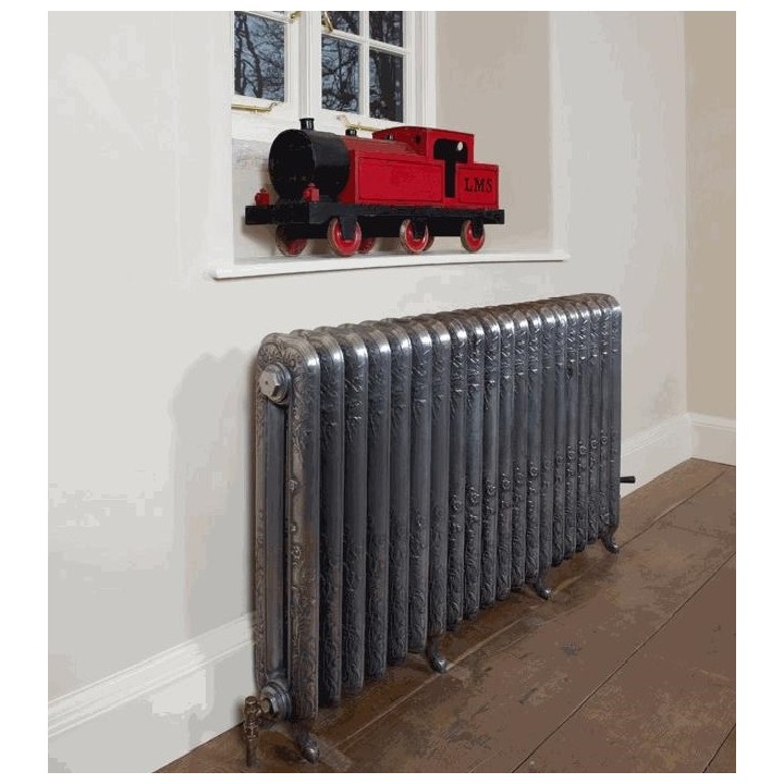 The "Albion" 2 Column 790mm (H) Traditional Victorian Cast Iron Radiator - Polished