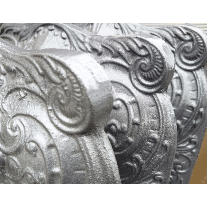 The "Charlestone" 470mm (H) 3 Column Traditional Victorian Cast Iron Radiator - Natural Cast