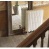 The "Gladstone" 4 Column 760mm (H) Traditional Victorian Cast Iron Radiator - All Whjite