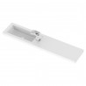 Fusion Gloss White 1200mm (w) x 904mm (h) x 360mm (d) Slimline Combination Vanity & Toilet Unit with Left Hand Basin - Insitu