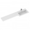 Fusion Gloss White 1500mm (w) x 904mm (h) x 360mm (d) Full Depth Combination Vanity Unit with R/H Basin - Insitu