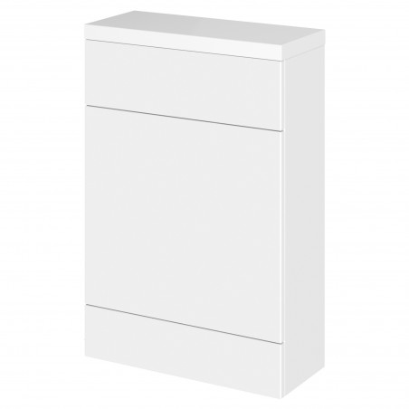 Fusion Gloss White 600mm (w) x 904mm (h) x 260mm (d) Slimline Toilet Unit with Polymarble Top