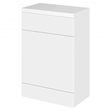Fusion Gloss White 600mm (w) x 904mm (h) x 360mm (d) Full Depth Toilet Unit with Polymarble Top