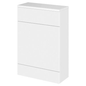 Fusion Gloss White 600mm (w) x 882mm (h) x 260mm (d) Compact WC Unit & Co-ordinating Top