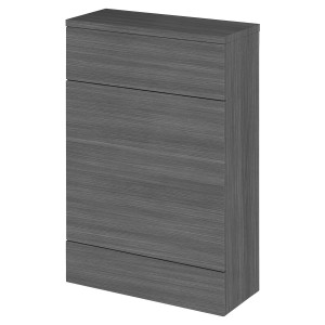 Fusion Anthracite Woodgrain 600mm (w) x 882mm (h) x 260mm (d) Compact WC Unit & Co-ordinating Top