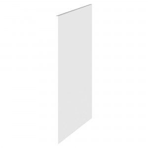 Fusion White Gloss 370mm (w) x 864mm (h) x 235mm (d) Decorative End or Filler Panel