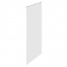 Fusion White Gloss 370mm (w) x 864mm (h) x 235mm (d) Decorative End or Filler Panel