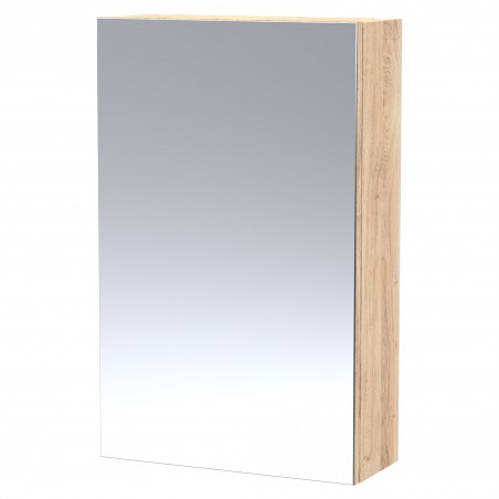 Fusion 450mm Mirror Cabinet - Bleached Oak