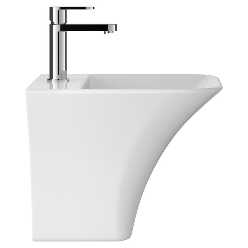 Grace 460mm (w) x 350mm (h) x 415mm (d) Wall Hung Basin (1 Tap Hole) - Insitu