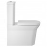 Maya Flush to Wall Toilet and Seat - Insitu