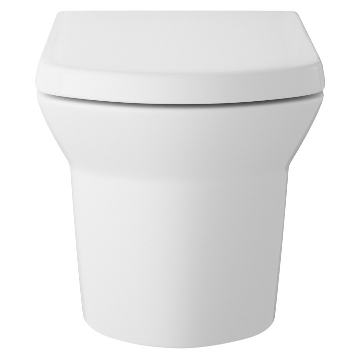 Maya 355mm (W) X 400mm (H) x 525mm (d) Wall Hung Toilet (Includes Soft Close Seat)